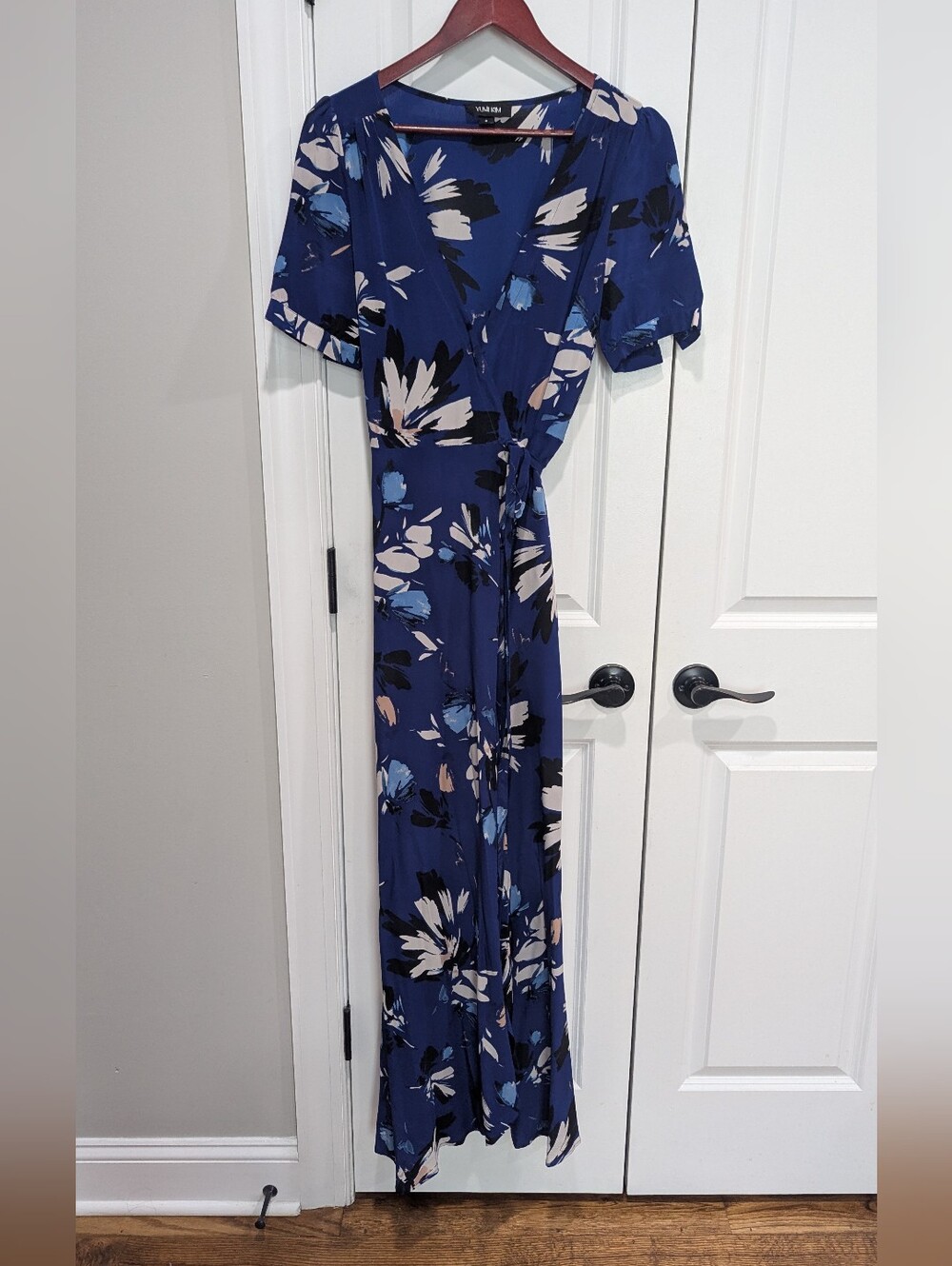 yumi kim floral wrap dress